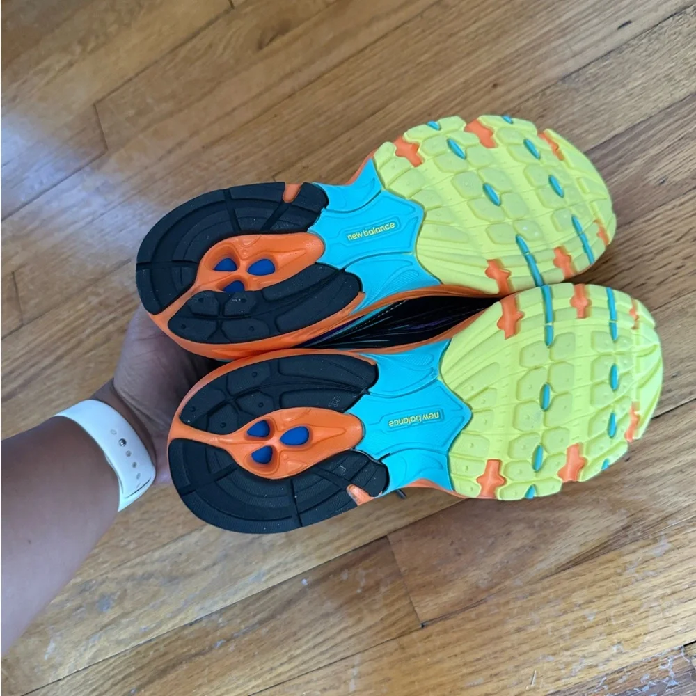 New Balance Purple and Orange Sneakers - Picture 5 of 6